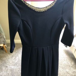 Navy blue dress